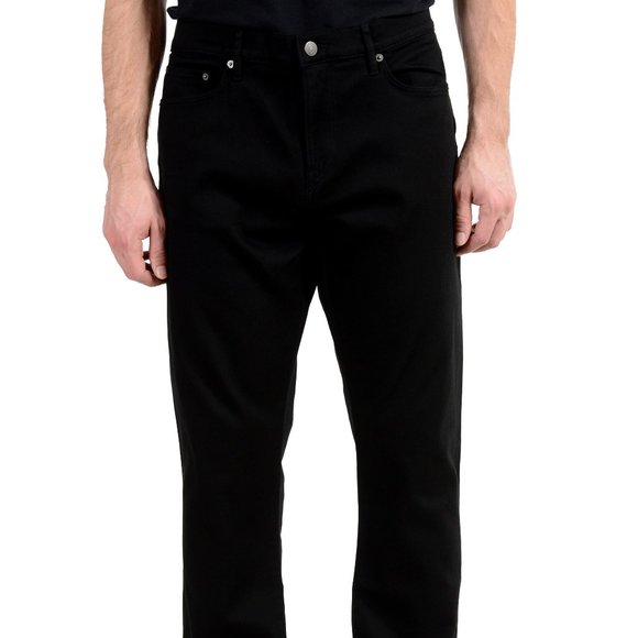 Burberry Britt Black Straight Leg Men's Jeans - Picture 1 of 4